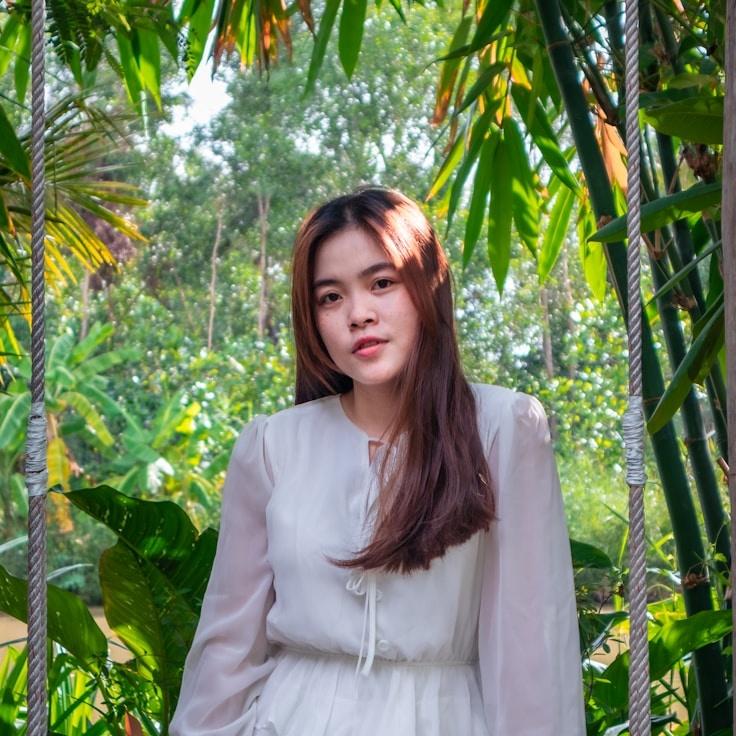 Portrait of Nova, group coordinator and fusion cooking expert